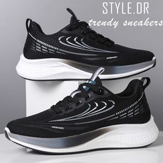 스타일닥터 남성 운동화 런닝화 통기성 편안한 경량 조깅화 헬스화