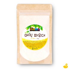 GOS 미술놀이 디오메 에코 매직 파우더 50g 노랑 홍화 아기물감
