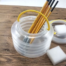 접이식 자바라 미술 수채화 물통 휴대용 그림 물감통 eso+801pN