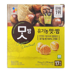 CJ 유기농 맛밤 ( ), 42g, 17개
