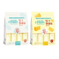 밀크쌀과자 우유맛 1봉 + 치즈맛 1봉, 2세트, 480g