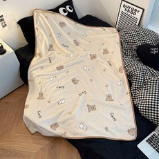 四季空調被 辦公室午睡小毛毯 卡通保暖披肩 學生午休蓋毯 夏季毯子