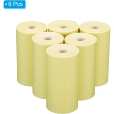 미니 즉석 카메라 용지 리필 인쇄 핫 페이퍼 1 롤 3 57x30mm, 02 6 Rolls yellow
