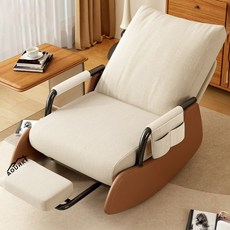 Aourk 흔들의자 거실 1인리클라이너 접이식쇼파, 쿠션
