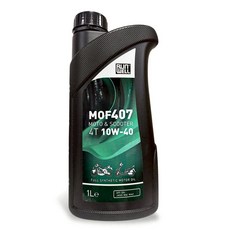 油工廠 RUN WELL MOF407 10W40 1L 摩托車速克達4T全合成機油 提升引擎保護 延長使用壽命, 1個, RUNWELL10W401L