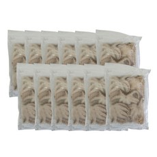 냉동 손질쭈꾸미 2.4kg 5미, 12개, 200g