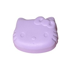 [얌이문구판매소] 고양이얼굴빵 스퀴시 말랑이 스트레스해소, 보라, 1개