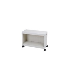 可移動帶輪收納架 夾縫置物架 衛生間客廳整理櫃 廚房窄型落地架, 1層