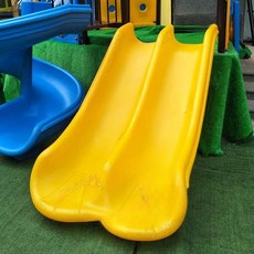 플라스틱 미끄럼틀 야외 놀이터 시설 물놀이 키즈카페, Z. 2.1x1x90cm더블, 1개