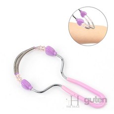 더휴즈 스프링 잔털 제거기 2중 얼굴잔털제거기, 1개