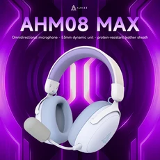 Ajazz AHM08 MAX 헤드폰 3 모드 Bluetooth 무선 게임용 PC에 적합한 저 대기 시간 E-스포츠, 01 Blue