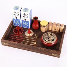 중국 향로 향도 가정용 향꽂이 향피우기 인테리어, 1개, 기본 색상