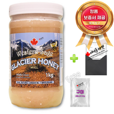 캐나다 웨스턴세이지 석청 천연 꿀 1kg+구미 1개+정품보증서 BC#1341350, 1kg, 1개
