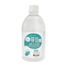 크로바 퓨톨 뿌리는 손소독제 살균소독제 리필 500ml 의약외품 방역 온도측정기 스프레이 액체 분사용, 1개
