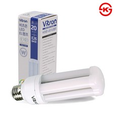 비츠온 LED 콘램프 불투명 20W E26 콘벌브, 1개, 주광색