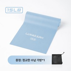 풀업 튜브 운동 밴드 필라테스 힙업 탄력 로잉 저항, 1개, 블루 15lb