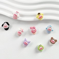 (2개입) 카와이 루피 컬러 캐릭터네일파츠 (NO.82J~R), NO.82J(포차코)