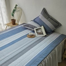 룸마이룸 전기 온수 매트커버 19종 모음 S Q 온열 전기장판 전기매트 라텍스 탄소매트 요커버, 18_코치_ 블루