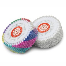 재봉핀 480개 세트 바느질 칼라풀 화이트 라운드 헤드, 화이트480개UK00828, 1개