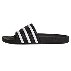 adidas 愛迪達 Adilette 運動拖鞋, 275mm, 核心黑+白