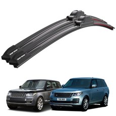 1+1 랜드로버 레인지로버 보그 L405 전차종 순정 호환형 초밀착 와이퍼 윈도우 브러쉬 와이퍼블레이드, T2-레인지로버L405(17-현재)-600+500/B5