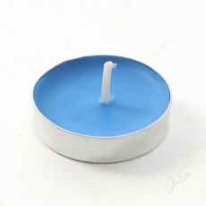 다온샵 원형 티라이트 블루 티라이트홀더