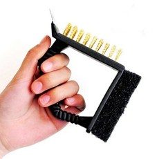 불판 세척 브러쉬 석쇠 와이어브러쉬 철브러쉬 쇠수세미 철수세미 와이어브러시, 없음