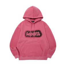 위캔더스 WKNDRS STENCIL LOGO HOODIE PINK WS2501HD03PK 413670