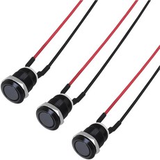 [ 1239213 ] 루오른 3피스 금속 푸시 버튼 스위치 12mm 셀프 잠금 리셋 라운드 방수 활성화 전자 제품 악기 1A 350V 케이블 포함, [ 1239213 ] 루오른 3피스 금속 푸시 버튼 스