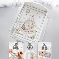 HORN SYS 嬰兒隔尿墊 70x90cm 德芙絨 TPU防水透氣 A級安全, 1個, 10A抗菌純棉隔尿墊