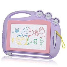 AiTuiTui 자석 드로잉 보드 유아 장난감 여아용 선물 지울 수 있는 스케치 필기 낙서 패드 여행 게임 어린이 유아용 조기 교육 학습 기술 개발 장난감