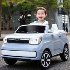 淘氣寶貝 新款兒童電動汽車 1046雙開門四輪遙控童車 搖擺童車 兒童電動車 電動汽車 可坐小孩 充電童車 現貨, 水泥灰藍, 1個