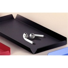 엔픽스유 스틸트레이 책상필기구트레이, 화이트 MW-678