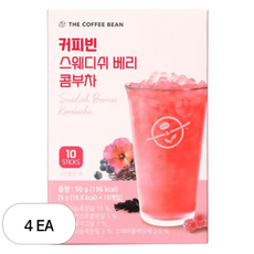 커피빈 스웨디쉬 베리 콤부차, 5g, 10개입, 4개