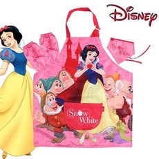 백설공주 유아동 어린이집 유치원 미술방수앞치마세트