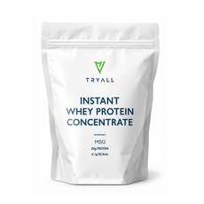 Tryall GLC 濃縮乳清蛋白 1KG 原味 無添加, 1個, MSG 美國乳源*1