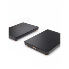 스피커 매트 받침대 오디오 충격방지 패드 우퍼 플레이트 1. 우드블랙 190x250, 1개