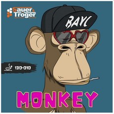 【雙兵桌球】Sauer Troger Monkey, 紅,無 OX, 1個