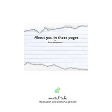 (영문도서) About you between these pages Paperback, Independently Published, English, 9798340506276