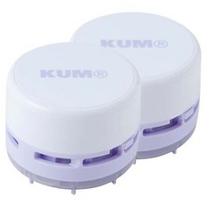 레이메이 후지이 건전지식 탁상용 클리너 KM242, 화이트, 2개