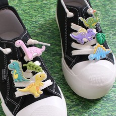 야광공룡 8p세트 슈즈참 신꾸 운동화 신발꾸미기 클립형 파츠, B.야광공룡 8pcs