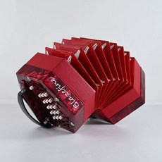 콘서티나 취미생활 탱고 초보자용 와인레드 손풍금 육각, 1개, 와인레드 30키 동기화, 기본 모델명/품번