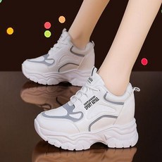 7.5cm 여성 운동화 웨지 스니커즈 스탠딩화