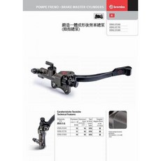 BREMBO 鍛造一體成形後煞車總泵 - 提升制動性能, PS 11, 1個