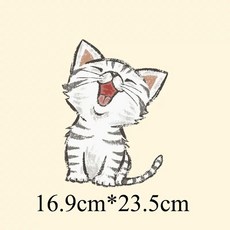 핸드페인팅 꽃병 어항 화병 오브제 도자기 세라믹 언더워터, A. 1101 고양이