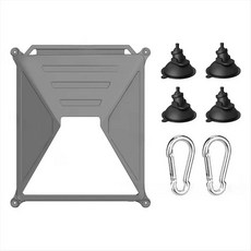 Starlink 미니 자동차 마운트 액세서리용 흡입 컵이 있는 보호 케이스 지붕 마운트 자동차 지붕 및 내부 유리 RV C용