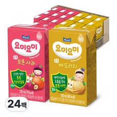 매일 요미요미 튼튼음료 배도라지 12+프룬사과 12 (총24팩), 125ml, 24개