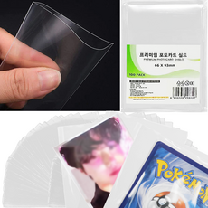 해피아이 투명 탑로더 포카 슬리브 포카 바인더 opp 비닐 실드 앨범, 포카 슬리브 실드 비닐(100매)