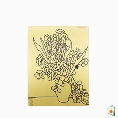 OS 데코샌드아트 명화도안 색모래 별매 대 아이리스 그림도안 샌드아트도안