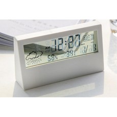 아이방 실내 투명 디지털 온습도계 주방습도계 가정용습도계 거실습도계, 1개